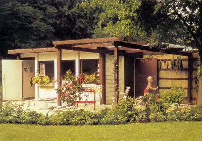 Das preiswerte Massiv-Gartenhaus, Erfolgsmodell Heide.